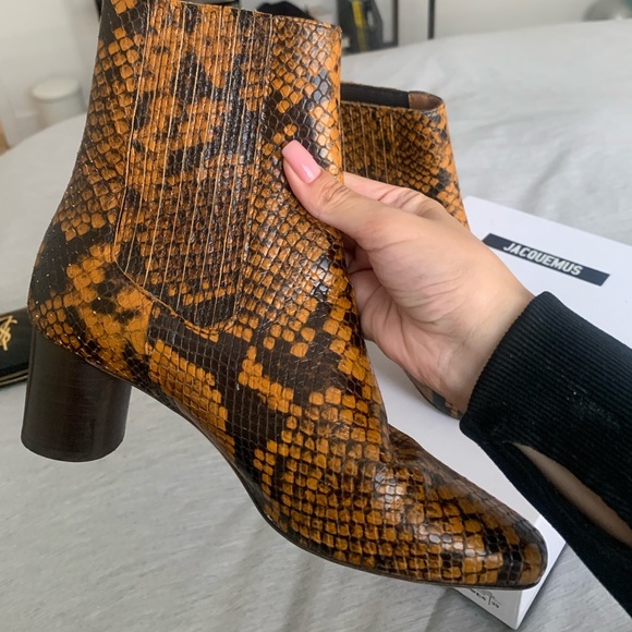 Sandro Python Effect Booties - Picture 9 of 9